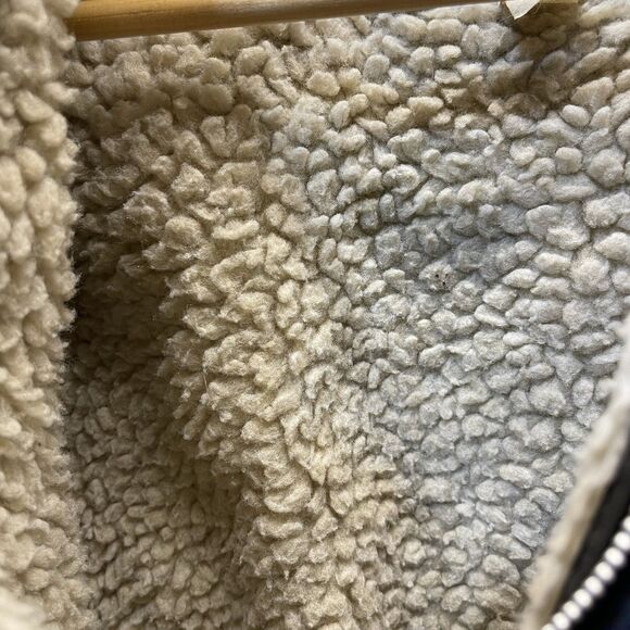 Vintage Buffalo Plaid Sherpa Lined Work Jacket Men's Medium Ozark Trail - Picture 6 of 8